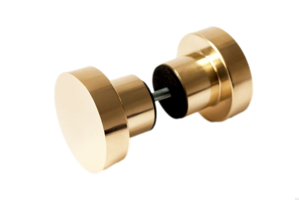 Gałka do drzwi Dot 30 mosiądz polerowany