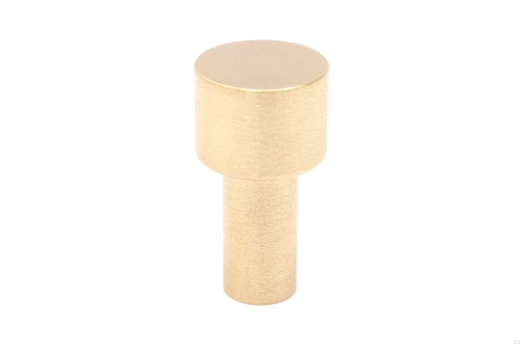 Wieszak Gałka Dot 33 mosiądz szczotkowany