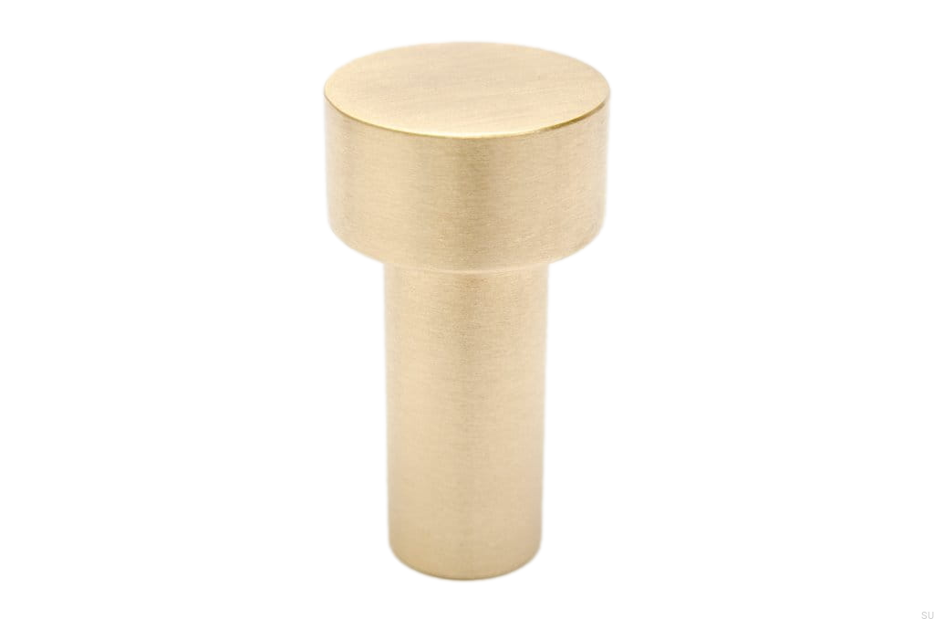 Wieszak Gałka Dot 55 mosiądz szczotkowany