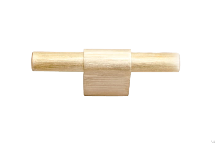 Gałka Line 60 mosiądz szczotkowany