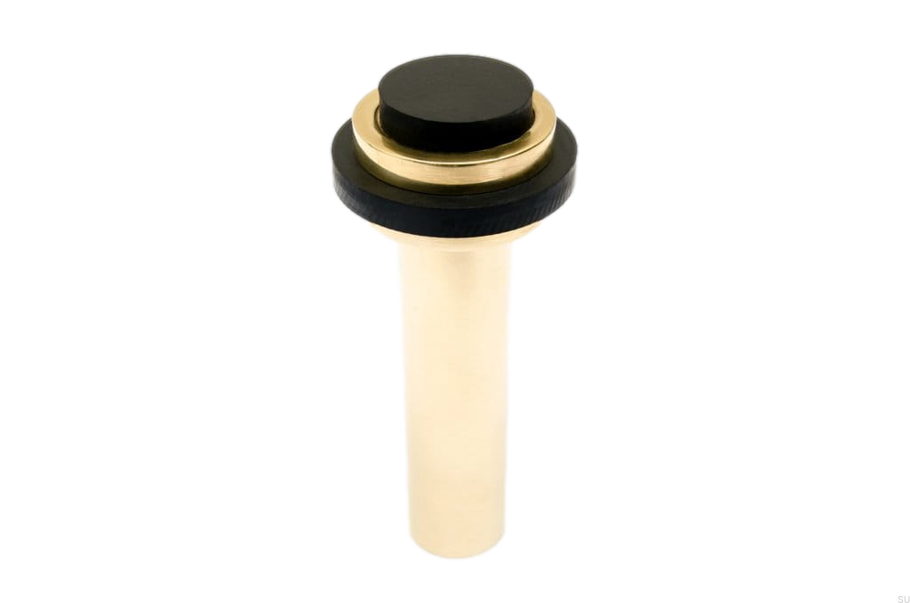 stoper do drzwi mosiądz polerowany