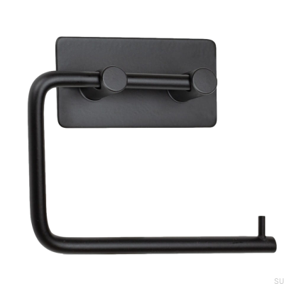 Uchwyt na papier toaletowy Base 200 klasyczny czarny matowy