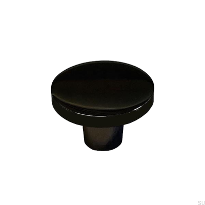 Gałka meblowa Nit 25 Metalowa czarna