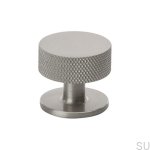 Zdjęcie produktowe gałki Crest 32 srebrnej