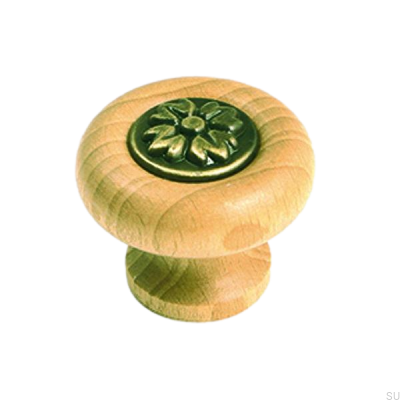 Gałka meblowa 5036 Drewniana Buk