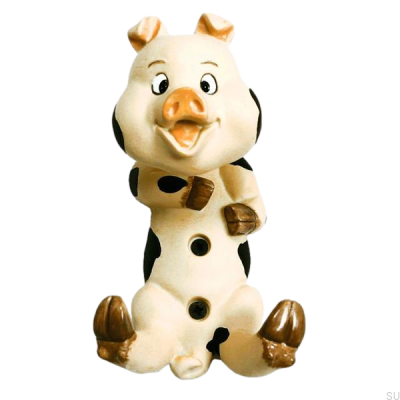 Wieszak ścienny Gris Świnka Polyresin