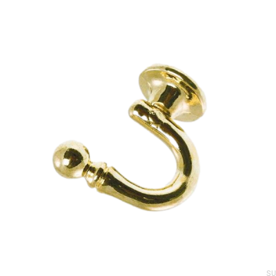 Wieszak ścienny 8021 Złoty polerowany