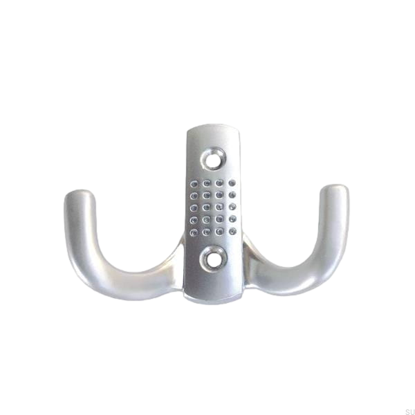 Zdjecie wieszaka podwojnego 8328 srebrnego matowego