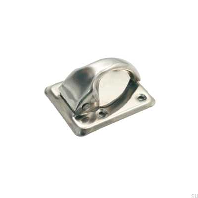 Uchwyt meblowy podłużny z podkładką 5181 Srebrny