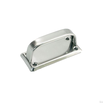 Uchwyt meblowy podłużny z podkładką 5182 Srebrny