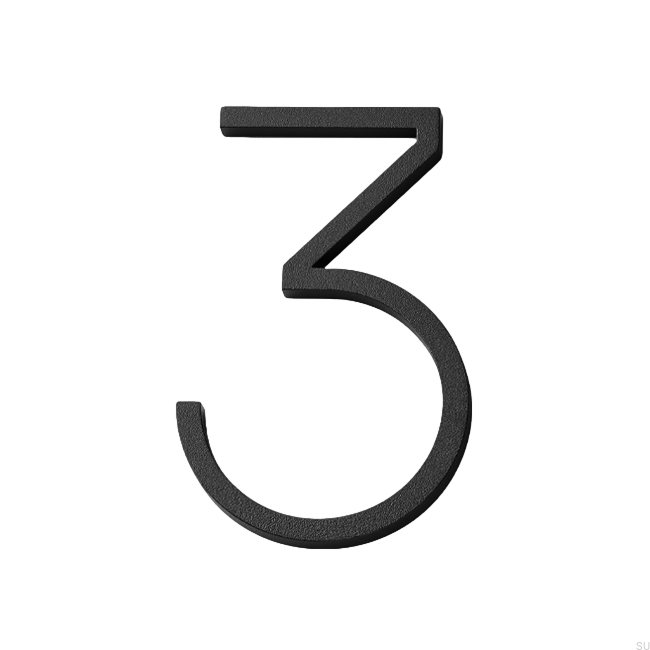 Zdjecie numeracji domu cyfra 3