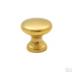 Gałka meblowa 411 17 Złota mosiężna nielakierowana zdjęcie