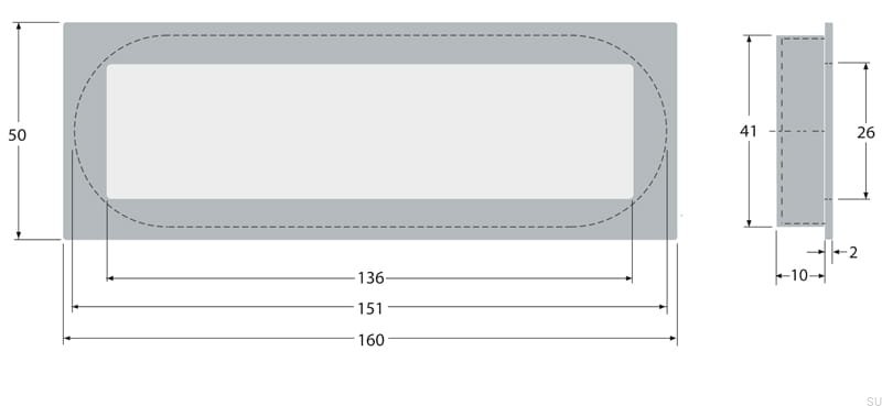 Rysunek techniczny uchwytu