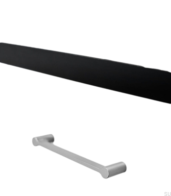 Uchwyt meblowy podłużny Scope 160 Metalowy Srebrny