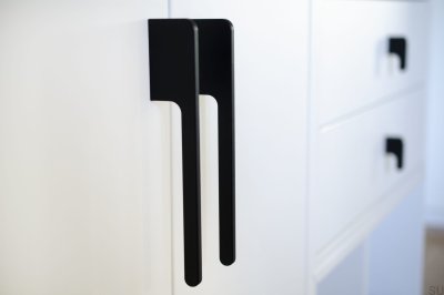 Uchwyt meblowy Soft Cut 300 Aluminiowy Czarny 