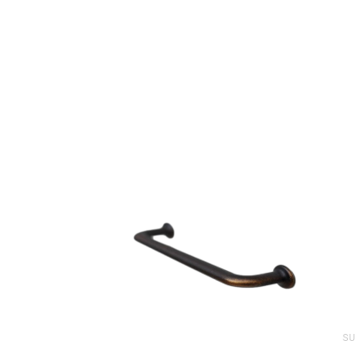 Uchwyt meblowy podłużny U-Turn 160 Metalowy Antyczny Brąz