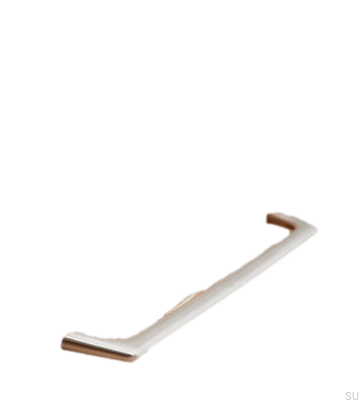 Uchwyt meblowy podłużny Vista 256 Metalowy Srebrny Szczotkowany