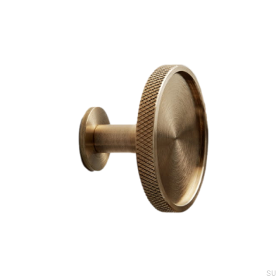 Wieszak ścienny Vera L W Mosiężny Szczotkowany Nielakierowany