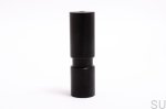 Świecznik Cylinder czarna stal nierdzewna 30 x 100 mm