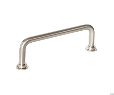 Uchwyt meblowy podłużny 1353 128 Care Stalowy Srebrny Lakierowany