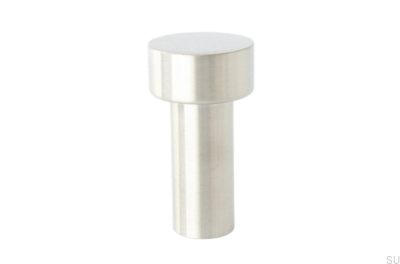 Wieszak ścienny Dot 74 Stalowy Szczotkowany