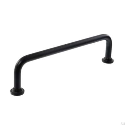 Uchwyt meblowy podłużny 1353 160 Metalowy Czarny 