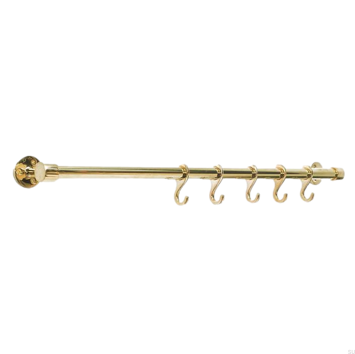 Poręcz (komplet) Mosiężna Polerowana.png