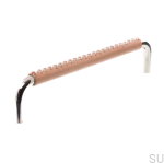 Uchwyt meblowy podłużny 7353 128 Nikiel Polerowany ze Skórą.png