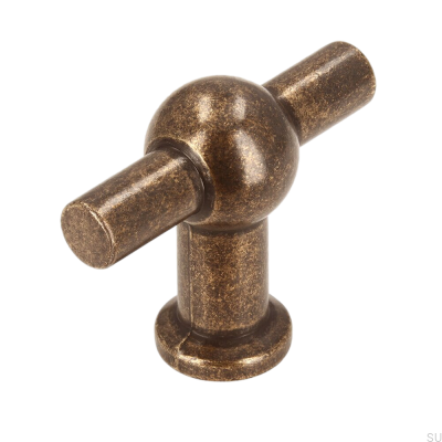  Gałka meblowa T-Bar 2011-50 Antyczny Brąz 