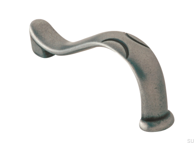 Uchwyt meblowy podłużny 1196 64 Antyczny Srebrny