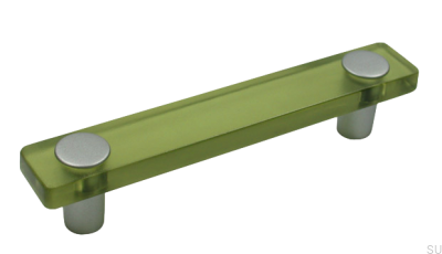 Uchwyt meblowy podłużny SM8119I 96 Plastikowy Zielony