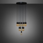 żyrandol klasyczny Buster czarny