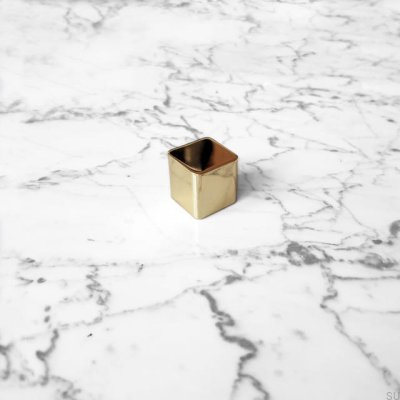 Gałka meblowa Lana S Mosiężna Polerowana