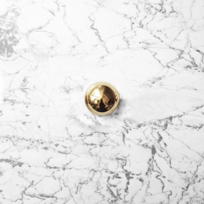 Gałka meblowa Odete S Mosiężna Polerowana Lakierowana