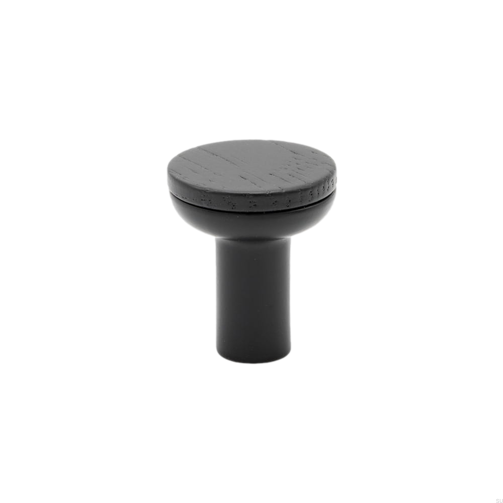 370134-11--Gałka-meblowa-Bis-Czarna-z-Czarnym-Drewnem-Beslag-Design-Skandynawskie-Uchwyty_1