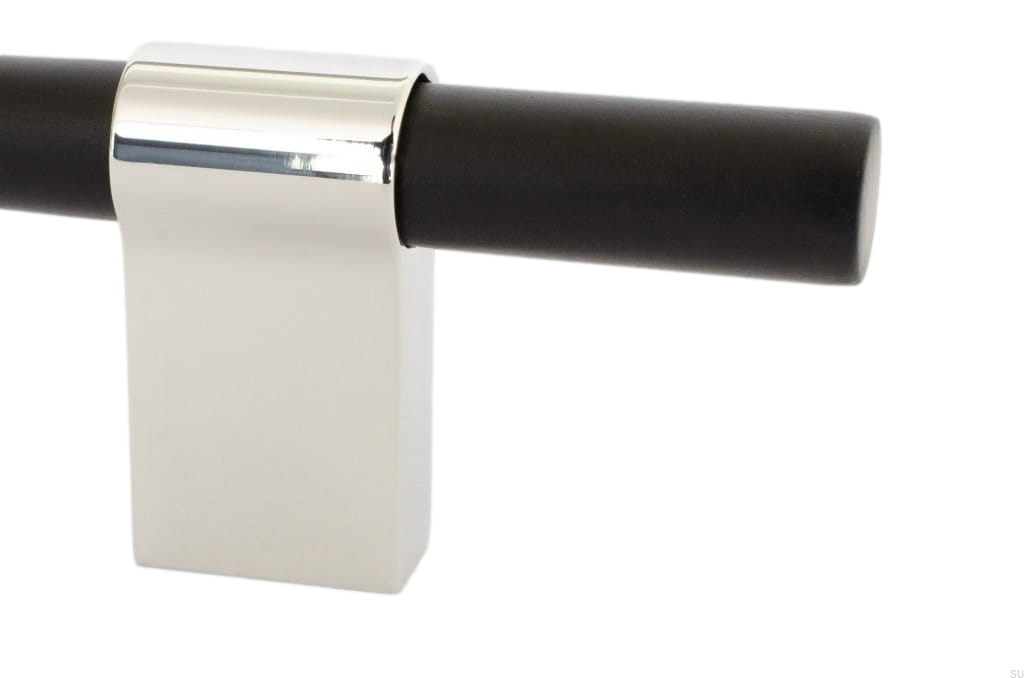 HA65R/AS--Uchwyt-meblowy-podłużny-Line-Big-Mix-592-Aluminiowy-Czarny-z-Polerowaną-Stalą-BB-Sweden-Skandynawskie-Uchwyty_1