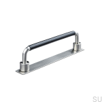 157161SP--Uchwyt-meblowy-podłużny-Asissi-Swept-128-Srebrny-Szczotkowany-z-Czarną-Skórą-Teofils-Skandynawskie-Uchwyty_3