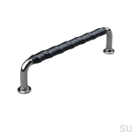 12002408SP--Uchwyt-meblowy-podłużny-Burano-128-Chrom-Polerowany-z-Czarną-Skórą-Theofils-Skandynawskie-Uchwyty_4