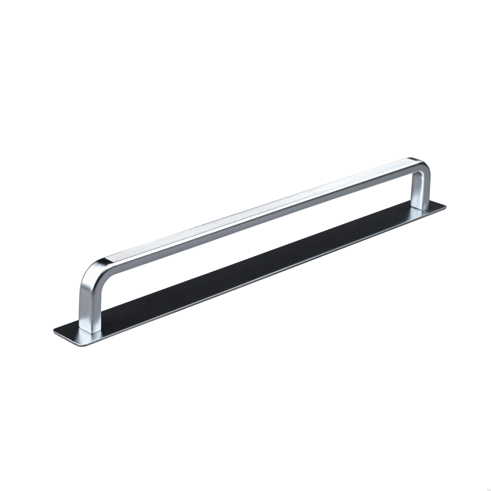 10200337SP--Uchwyt-meblowy-podłużny-Gardone-224-Stripe-Srebrny-z-podkładką-Theofils-Skandynawskie-Uchwyty_3