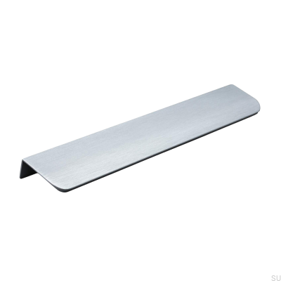 Uchwyt meblowy krawędziowy Poppi 232 Srebrny Szczotkowany