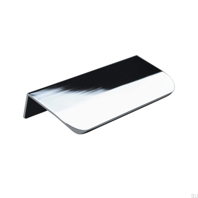 Uchwyt meblowy krawędziowy Poppi 96 Chrom Polerowany