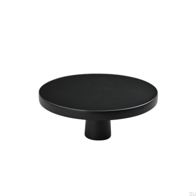 Gałka meblowa Garda 60 Metalowa Czarna Matowa