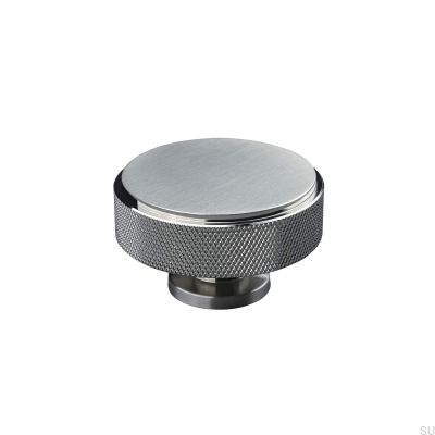 Gałka meblowa Lonato 50 Srebrna Szczotkowana