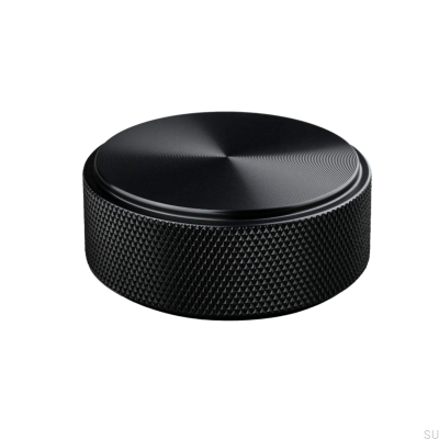 Gałka meblowa Rimini 50 Metalowa Czarna Matowa