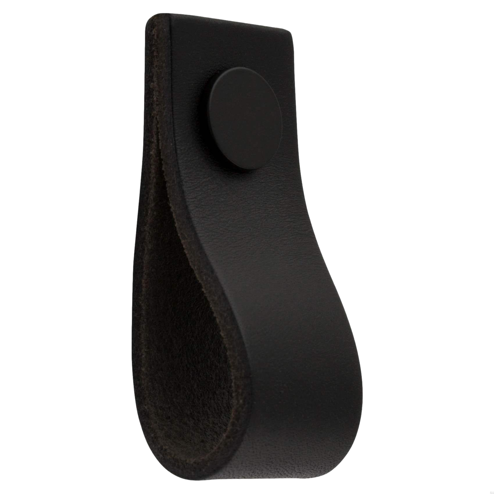 11552401SP--Gałka-meblowa-Loop-Ari-Skórzana-Czarna-z-Czarnym-Theofils-Skandynawskie-Uchwyty_2