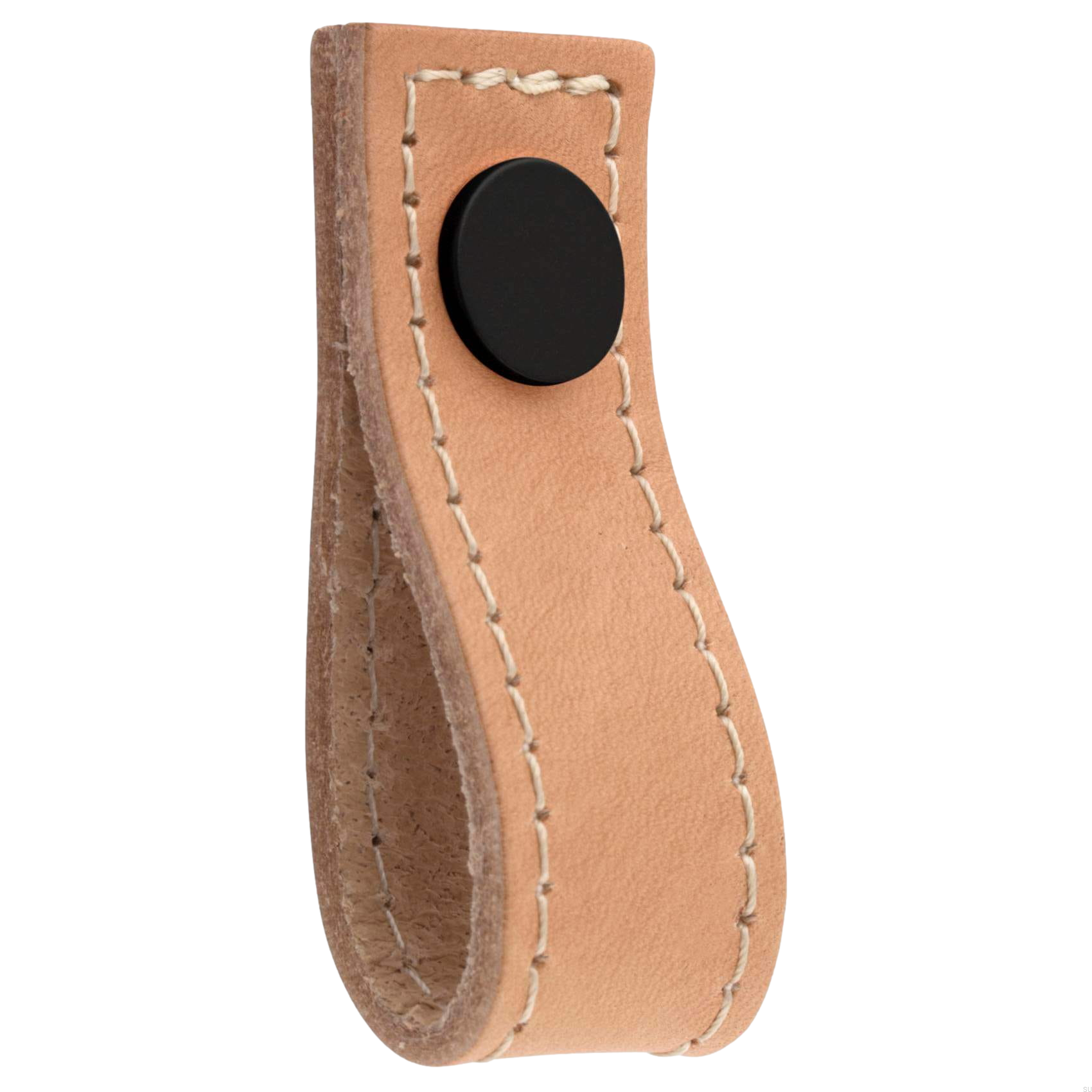 11952402SP--Gałka-meblowa-Loop-Avio-Skórzana-Jasna-Brązowa-z-Czarnym-Theofils-Skandynawskie-Uchwyty_2