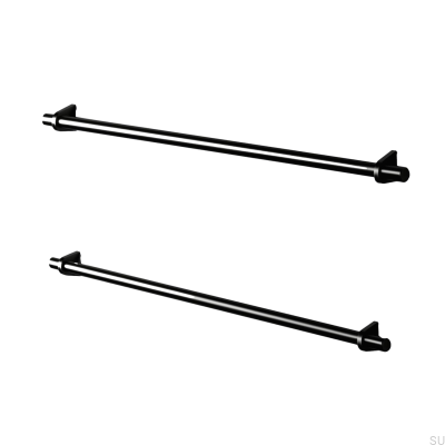 Uchwyt meblowy podłużny Marstrand 420 Metalowy Czarny Mat