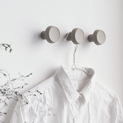 Wieszak ścienny Caligola Metalowy Piaskowy 