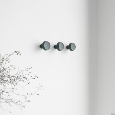 Wieszak ścienny Caligola Metalowy Zielony