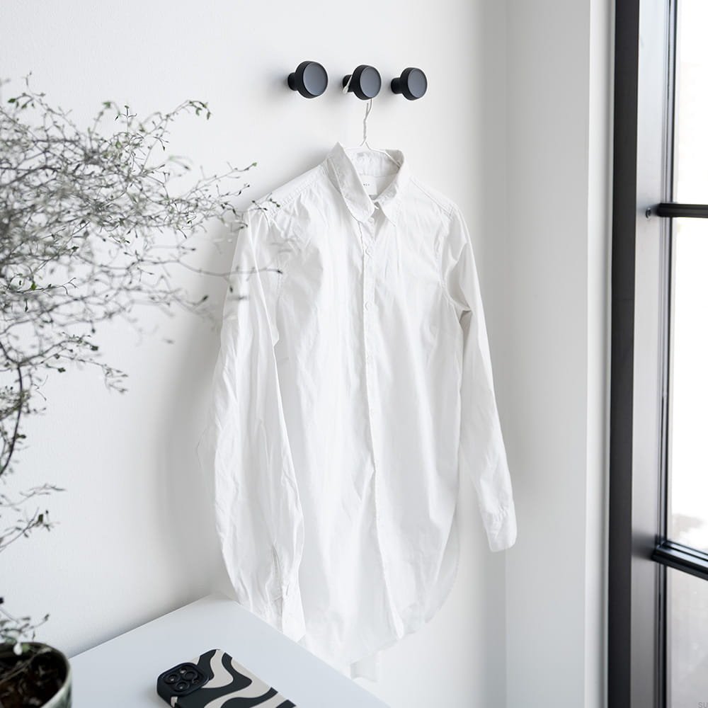 590062-21--Wieszak ścienny Caligola Metalowy Czarny